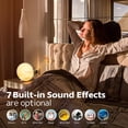 thumbnail image 3 of Wake Up Light Sunrise Alarm Clock for Kids Heavy Sleepers,, 3 of 4