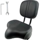 thumbnail image 1 of Asiento de bicicleta THALOUS Comfort, cojín de espuma viscoelástica de poliuretano, 28 x 22 cm, 1 of 8