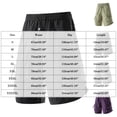 thumbnail image 2 of Nmnitkp Men's Quick Dry Cargo Shorts Elastic Waist Drawstring Multi Zipper Pockets Lightweight Outdoor Hiking Casual Summer Shorts for Men Dark Gray,XL, 2 of 8