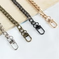 thumbnail image 5 of YIEMEEN All-matching Width Metal Purse Chain Strap Crossbody Shoulder Bag Replacement Straps Bag Flat Chain Straps for Women, 5 of 14