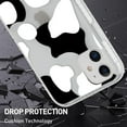 thumbnail image 3 of for iPhone 11 Case Cute Cow Print, Slim Fit Matte Clear Cover with Black White Cow Pattern for Women Girls, Protective Phone Case for iPhone 11 6.1 Inch, 3 of 6