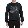 thumbnail image 2 of Wild Bobby, God Grant Me Serenity Courage and Wisdom Prayer Faith, Inspirational/Christian, Unisex Crewneck Graphic Sweatshirt, Black, 5XL, 2 of 3