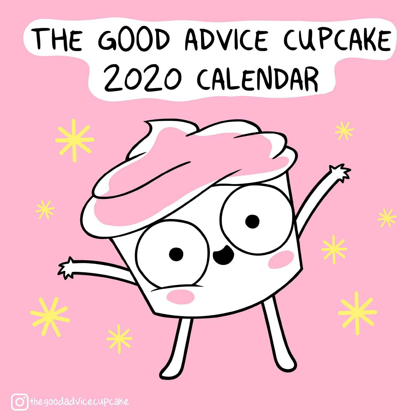 the-good-advice-cupcake-2020-wall-calendar-walmart-walmart