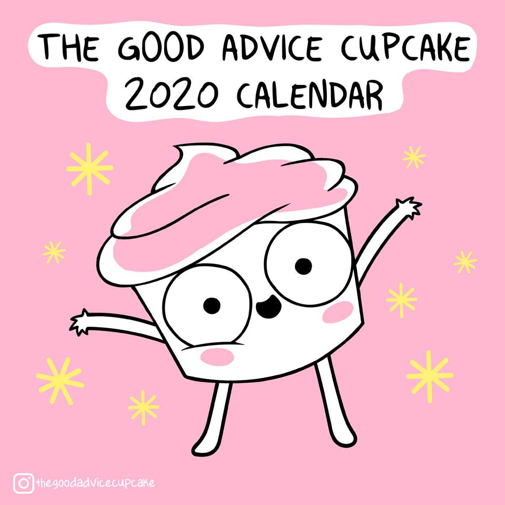 The Good Advice Cupcake 2020 Wall Calendar