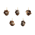 thumbnail image 2 of Torqee Animals Ornaments Forest Animal Decoration Christmas Tree Charm Multicolor 5 Piece One Size, 2 of 5