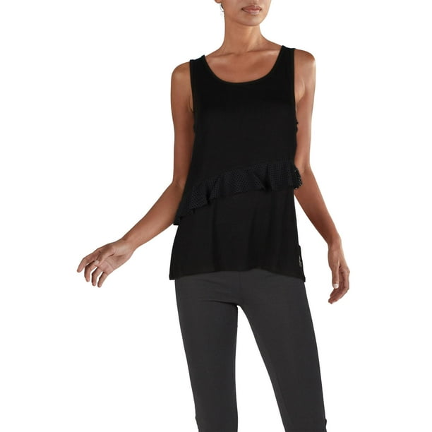 Bebe Bebe Sport Womens Yoga Fitness Tank Top Black S Walmart Com Walmart Com