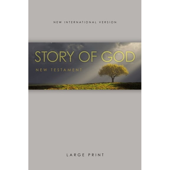 Pre-Owned NIV, The Story of God New Testament, Large Print, Paperback (Paperback) 1563206587 9781563206580