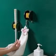 thumbnail image 1 of Xihbxyly Soporte para Trapeador, Estante de Almacenamiento de Pared, Organizador de Plástico Duradero, Solución Que Ahorra Espacio para Trapeadores y Escobas, Ideal para Baño o Cocina, Fácil Instalac, 1 of 7