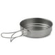 thumbnail image 4 of Herramienta de cocina al aire libre 1600ML Juego de sartenes de titanio para ollas Súper liviano para acampar Utensilios de cocina para cocinar portátiles con mango plegable, 4 of 7