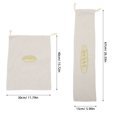 thumbnail image 3 of 2Pcs Bread Container Linen Bread Bag Portable Bread Bag Food Packing Pouch Bread Storage Bag, 3 of 8