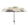 thumbnail image 2 of Cute Sleepy Hippo Compact Sun Umbrella Windproof Travel Umbrellas for Rain Strong Portable UV Protection, 2 of 8