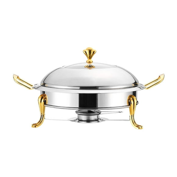 Luzkey Chafing Dish Buffet Set Made of Stainless Steel, Chafing Dishes for Catering, Easy to Clean, with Lid, Buffet Warmer for Chafing Dinner with handle