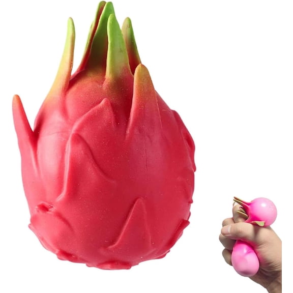 Dragon Fruit Squishy, Giant Dragonfruit Squishy Jumbo for Adults