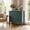 Green, variant on Fluted Wood Bedside Table with Charging Station, 32" Tall Bedside Table - 3 Drawers Storage - Modern Bedroom End Table, Blue/Pink/Green/White