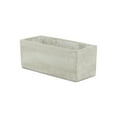 thumbnail image 2 of Cheungs 5790 8.75 x 4.25 x 4 in. Urbanstone Rectangular Cement Planter, 2 of 5