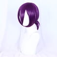 thumbnail image 3 of Unique Bargains Wigs for Women 12" Purple Wigs with Wig Cap, 3 of 6