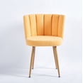 thumbnail image 5 of Historyli Go5H 2Pcs Dining Chairs, Ergonomic Accent Leisure Chairs With Comfortable Backrest, Upholstered Chairs With Metal Legs,For Living Room, Dining Room, 5 of 9