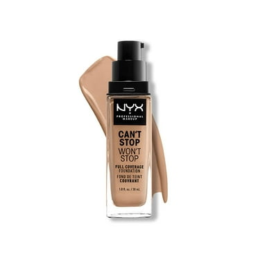 Nyx Professional Makeup: Experience the Flawless All-Day Coverage of Can't Stop Won't Stop Foundation, Matte Finish - Medium Buff