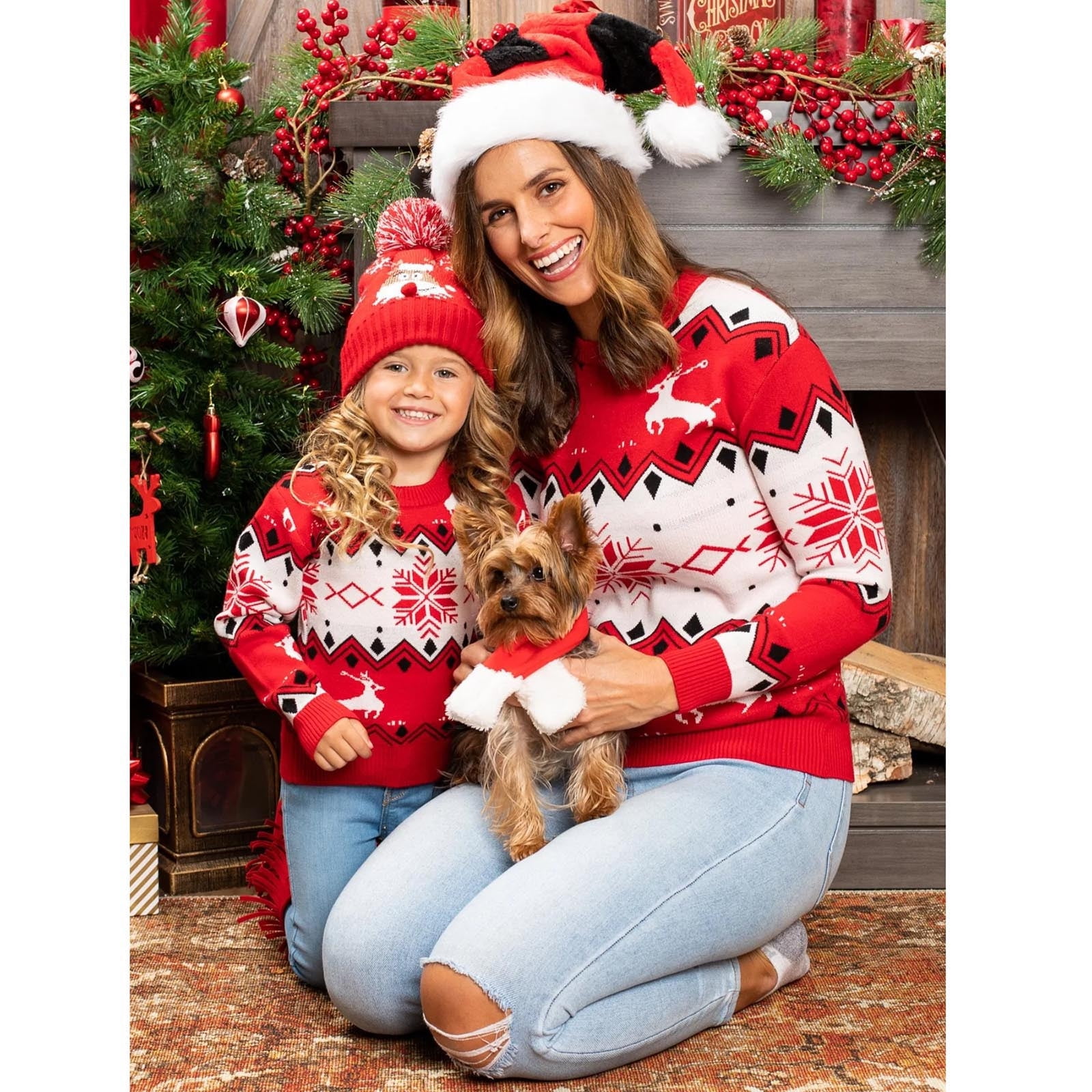 LUOGENLI Matching Outfits for Mom and Daughter Infant Kids Christmas Sweater Casual Christmas Tree Pullover Sweatshirt Christmas Theme Sweater Halloween Matching Outfits for Couples 3Y 4Y Walmart