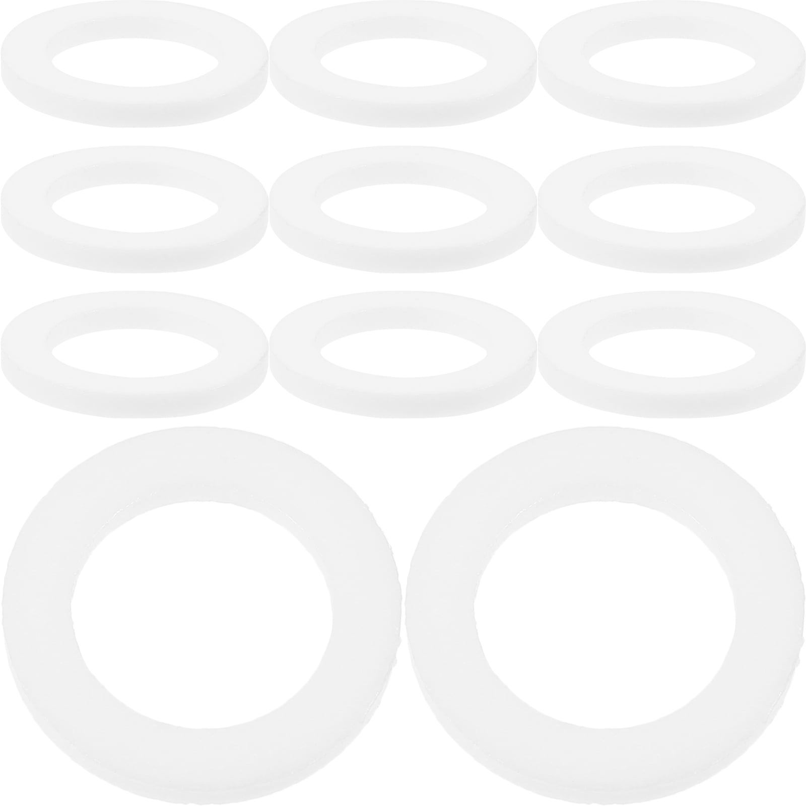 OUNONA 20pcs Garden Hose Washers Rubber ABS White for Garden Hose Excellent Sealing