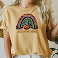 thumbnail image 2 of Women's Halloween Wibes Rainbow T-Shirt, 2 of 10