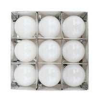 christmas decorations 9 pieces of plastic pearl Christmas tree decorations