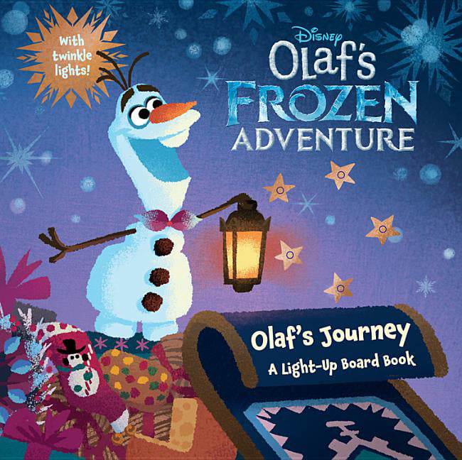 Glitter Board Book Frozen Olaf's 1-2-3