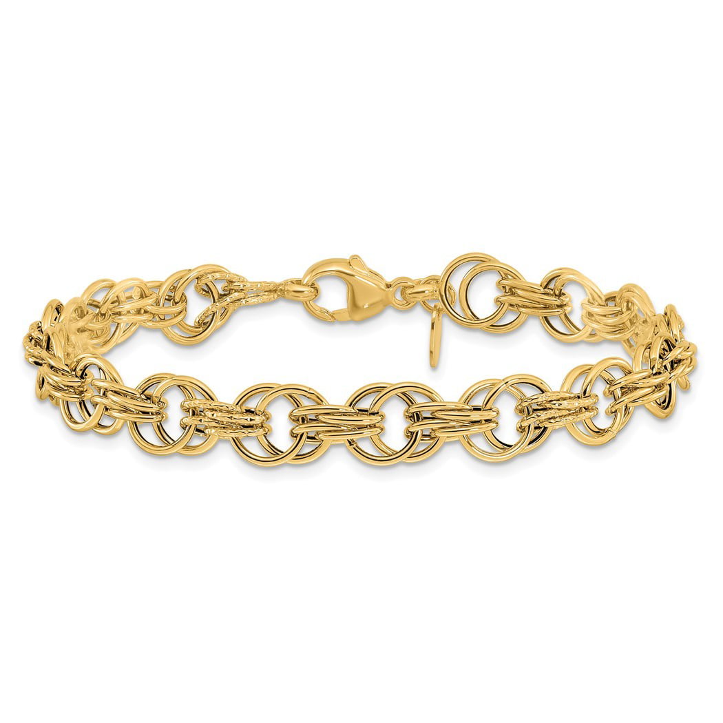 14k Flat Link Bracelet – RG
