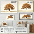 thumbnail image 4 of Designart "Earthy Oak Tree Essence I" Tree Oak Floater Framed Wall Art Prints, 4 of 5