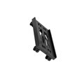 thumbnail image 3 of QualitChoice Mobile CPU Stand Desktop Stand Sturdy PC Tower Durable Under Black Desk Protective Black 40x20cm, 3 of 6