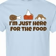 thumbnail image 4 of Inktastic I'm Just Here for the Food T-Shirt, 4 of 5