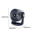 thumbnail image 3 of Summer Savings!Small Circulating Fan,Table Small Air Circulator Fans,Convection Circulation Fan Outdoor Fan Rechargeable Desktop Wall Mounted Fan Home Circulation Fan Dormitory Circulation Fan, 3 of 8
