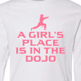 thumbnail image 4 of Inktastic Girls Cute Karate Martial Arts Long Sleeve Youth T-Shirt, 4 of 5