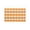 Orange, variant on Fall Rug, 20 x 30 Inches Fall Cotton Orange and White Plaid Rug, Hand-Woven Indoor/Outdoor Buffalo Plaid Rug for Porch, Living Room, Entryway, Orange