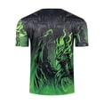 thumbnail image 4 of Zimjoy 2026 Mexico Soccer Jersey for Men Crew Neck Short Sleeve Aztec Calendar Graphic Short Sleeve Fan Shirt for Game Day Travel Streetwear and Casual Wear Green XS, 4 of 9