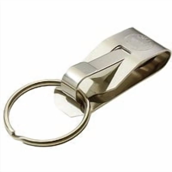 Lucky Line Belt Key Holder Stainless Steel - Wide Belt Clip - One Size
