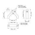 thumbnail image 2 of High quality 2pcs sold Imperial aperture 1 side 2 column clamp mount, 2 of 5