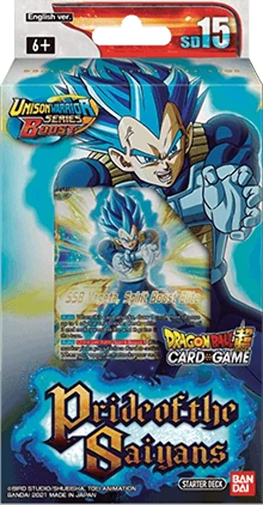 DBZ Dragon Ball Super Unison Warrior Series 5 (SD15) Pride of The Saiyans Starter Deck - 51 Cards (2572969)