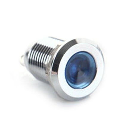 

KEFEI 1 Pc 12mm 24V Mini Signals Power Supply LED Metal Indicator Light Lamp
