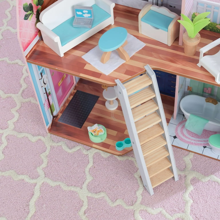 KidKraft Matilda Wooden Dollhouse with Balcony, Movable