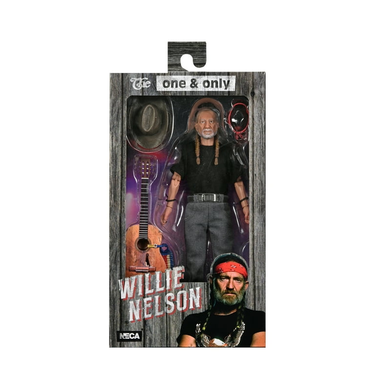 NECA Willie Nelson 8 Inch Clothed Series Action Figure Doll