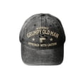 thumbnail image 1 of Tong Versatile Washed Dad Hat With Faux Embroidery Baseball Cap, 1 of 4