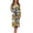 Sunflower Cow, variant on Whosucclay Hippie Daisy Flower Print Zipper Front Robes for Women Long Sleeve Loungewear House Coat Long Nightgown with Pockets Crew Neck Women's Night Dress Bathrobes with Zipper, S