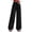 Black, variant on Womens Travel Pants Free Relaxed Fit Stretchy Cargo Pants Parachute Hiking Pants with Pockets Nylon Baggy Trousers