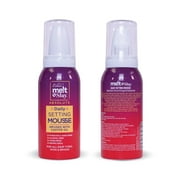 Esha Melt N Slay Daily Setting Hair Mousse – Tame Frizz & Flyaways, Long-Lasting Hold, Moisturize, 2.7 Fl Oz