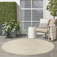 thumbnail image 2 of Nourison Essentials Indoor/Outdoor Ivory Gold 8' x Round Area Rug (8 Round), 2 of 9