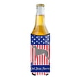 thumbnail image 2 of Carolines Treasures  USA Patriotic Scottish Deerhound Michelob Ultra Hugger for Slim Cans, 2 of 3