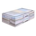 thumbnail image 2 of EGNMCR Underbed Storage Bag Reinforced Steel Frame Sturdy Structure, Foldable Organise Containers,Handles, See-Through, For Clothing, Blankets, Sweaters, Toys, Quilts Underbed Storage Ba g, 2 of 9