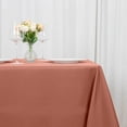thumbnail image 4 of BalsaCircle 70 x 70 in Terracotta Premium Polyester Square Tablecloth Party Events Reception Decorations Supplies, 4 of 7