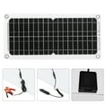 thumbnail image 2 of 12W Monocrystalline Solar Power Panel Kit with IP65 Waterproof Rating, 5V/12V DC Output & Optional Voltage Controller – Ideal for Off-Grid Charging in RVs, Boats, Sheds & Cabins, Includes USB Port, 2 of 6